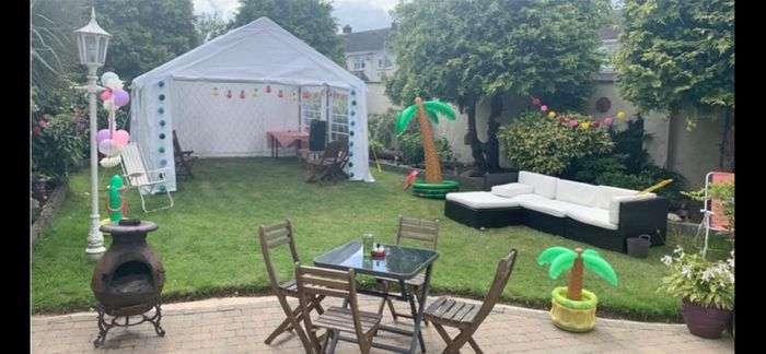 Heavy Duty Industrial PE Grade 4m x4m White Marquee/Party Tent