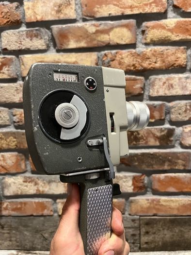 vintage movie camera