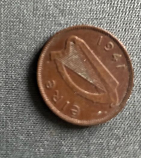 1941 Irish Half Penny/ Leath Phingin