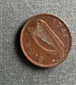 1941 Irish Half Penny/ Leath Phingin