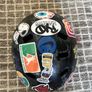 stunt scooter dominator + voodoo helmet signed by Claudius vertesti and new clamp . Image 5