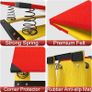 Gymnastics Springboard for Kids Vaulting Training Fitness Playing, Portable Curved Spring Board, Hard Wood Practice Equipment, Elastic Board for Home Room Athletics Training Image 3