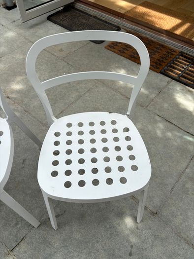 Metal chairs