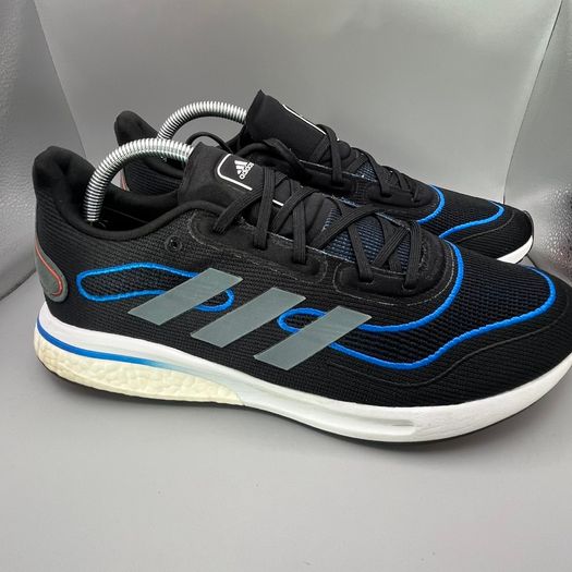 Adidas Mens Supernova Running Black Trainers [FW1197] VGC UK 9 EU 43 1\3
