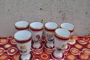 6 porcelain of paris cups postage possible