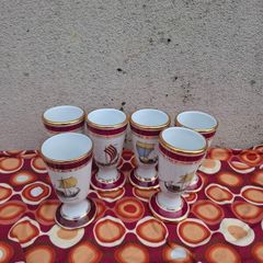 6 porcelain of paris cups postage possible