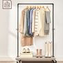 New Heavy Duty Clothes Rack Garment (Greige) FREE P&P Image 4