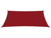 Sunshade Sail Oxford Fabric Square 7x7 m Red