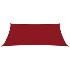 Sunshade Sail Oxford Fabric Square 7x7 m Red