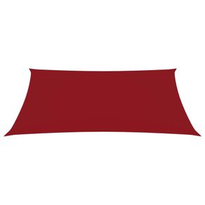 Sunshade Sail Oxford Fabric Square 7x7 m Red
