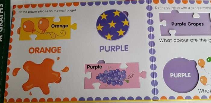 New childs large activity/colours/jigsaw book