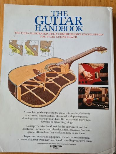 The Guitar Handbook By Ralph Drnyrr. Large Vole Book Of 251 Pages For Amature & Professional.