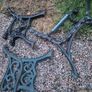 iron cast garden bench ends Image 4