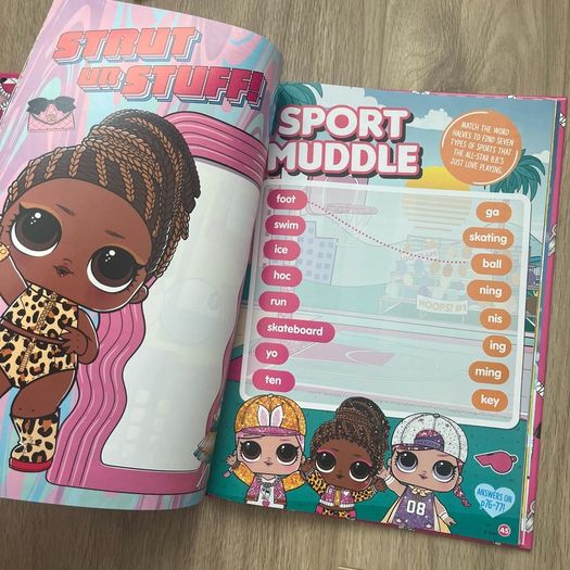 Bundle of 6 LOL Surprise Activity & Sticker Books + Sticker Booklet