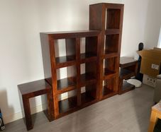 Wood Modular Bookcase & Shelving Unit