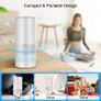 _Air Purifier for Home Hay fever with Genuine HEPA Filter, Air Filter Air Purifier with 2 Modes & Night Light, Portable Air Purifier for Dust, Smokers, Pollen, Skin Dandruff, Hay Fever Image 6