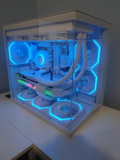 High-End Gaming PC - Ryzen 7 9800X3D - RTX 3080 - 32GB DDR5 - White Build - Like new