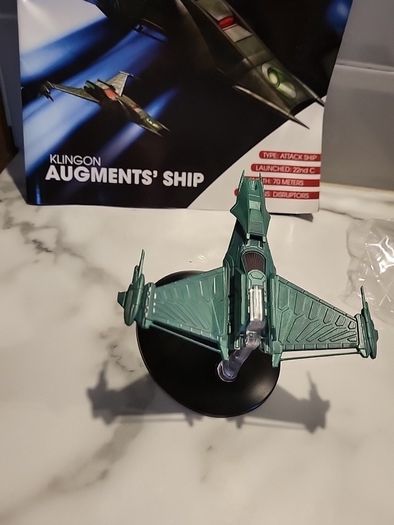 star trek eaglemoss klingon augments ship