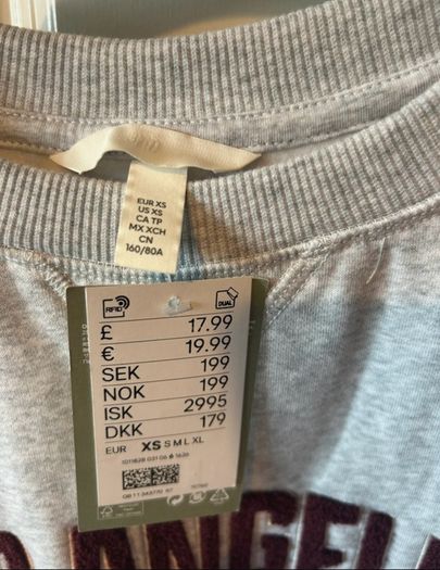 H&M sweater. Age 14