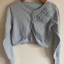 Girl's New Silver Glitter Elegant Cardigan / Bolero | Size 5 years Image 2