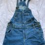 Blue denim dungarees Image 6