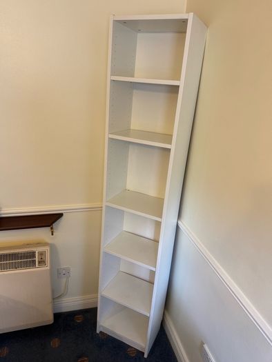White IKEA bookcase
