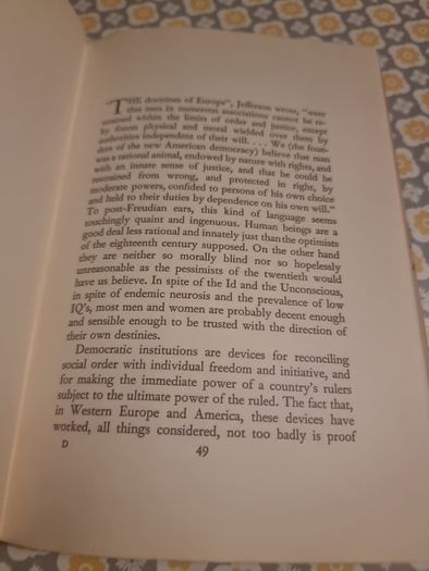 Brave new world revisited.. Aldous Huxley. First edition