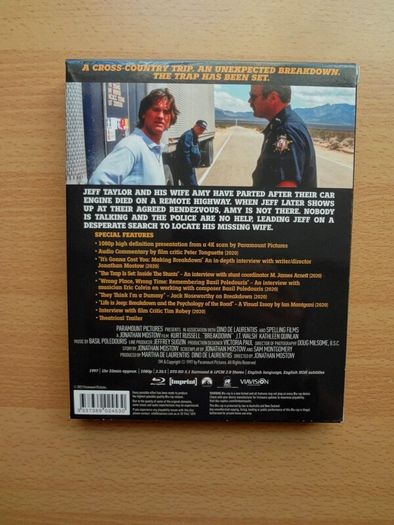 Breakdown Blu Ray (Region Free)
