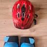 Child's spiderman helmet blindside knee and elbow pads Image 3