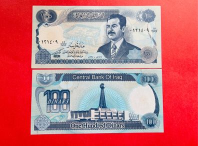 Iraq  100 Dinars  1994 Pick 84a  Large Note ( Uncirculated )