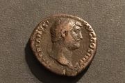Roman Coin Emperor Hadrian As 134-138AD