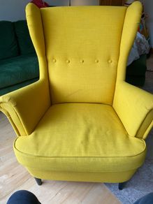 winged arm chair