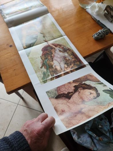 Michelangelo And Raphael In The Vatican. All The Sistinechapel, The Stanzas And The Loggias. First Edition Special Large Volume Paperback In Good Condition.