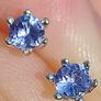 Tanzanite Natural 0.5ct earrings S925 GRA Certified Image 3