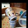 melamine/ picnic wear, 4 serving dishes with 7 tumblers Image 4