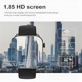 NEW SALE | Smart Watch for Men Women(Answer/Make Calls), 1.85" HD Touch Screen Fitness Watch with Heart Rate Sleep Monitor, Multiple Sports Modes, IP67 Waterproof Activity Trackers Compatible with Android IOS