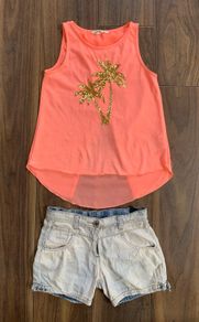 Girls Top & Shorts: 9-10yrs