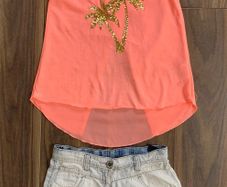 Girls Top & Shorts: 9-10yrs