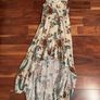 Floral Dress, High-Low Design made in Italy Image 4