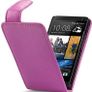HTC ONE Flip Case Cover in Black / Pink / Purple / Red Image 5
