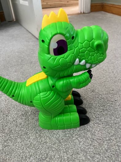 Smyths Toys Interactive Walking & Roaring Green T-Rex Dinosaur Toy