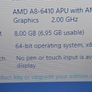 HP 15.6 inch Laptop, Model 15-af092sa, AMD A8-6410 APU with AMD Radeon Graphics, 2.0GHz, 8GB Ram, 1 Terrabyte HDD, Windows 10, Microsoft Edge, Chrome and VLC Image 5