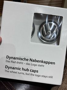 Genuine Volkswagen Dynamic Floating Center caps 4 pack