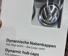 Genuine Volkswagen Dynamic Floating Center caps 4 pack