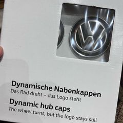Genuine Volkswagen Dynamic Floating Center caps 4 pack