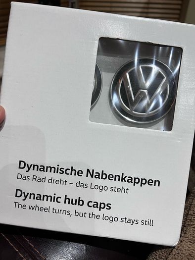 Genuine Volkswagen Dynamic Floating Center caps 4 pack