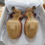 Tan cork- platform sandal Image 3