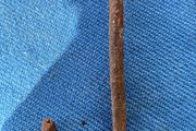 Unusual fire crane hook