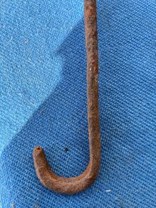 Unusual fire crane hook
