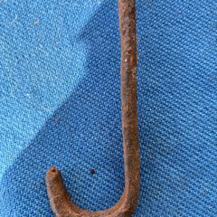 Unusual fire crane hook